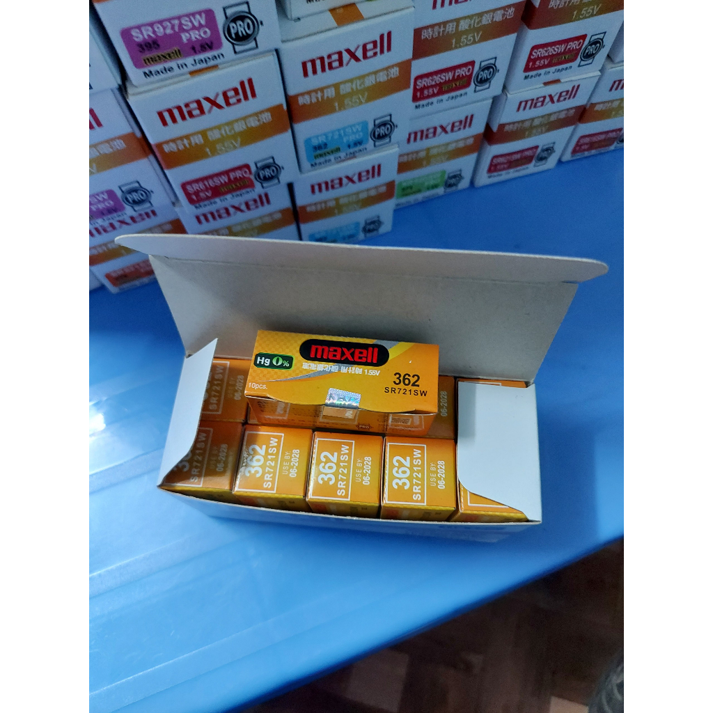 PIN 721 (362) MAXCELL hàng chính hãng HỘP 10 VIÊN | Shopee Việt Nam