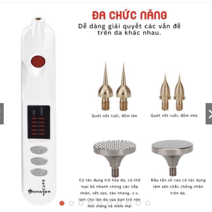 ( Giá Sỉ ) Máy Nhấn Mí Plasma, Dụng Cụ Đốt Nốt Ruồi, Mụn Thịt, Nám, Tàn Nhang Sử Dụng Công Nghệ Cao