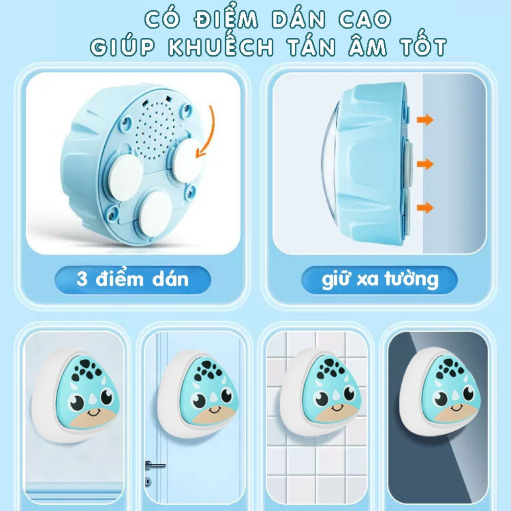 Đồ Chơi Chuông Chạm Nhảy Tăng Chiều Cao Chuông Vận Động Có Giọng Nói Cảm Biến Ánh Sáng - Đồ Chơi Cho Bé PUKAPI