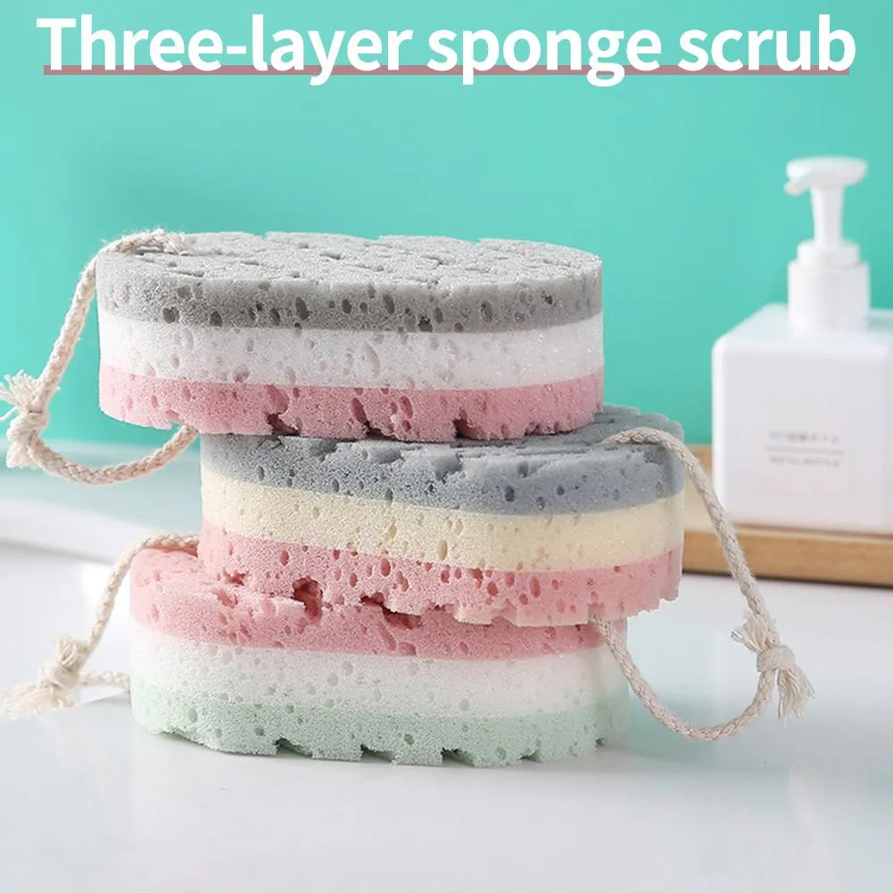 BÔNG TẮM BỌT BIỂN 3 LỚP, BÔNG TẮM 3 LỚP SIÊU MỀM, TẨY TẾ BÀO CHẾT TRÊN DA, MIẾNG CỌ RỬA CƠ THỂ BỌT BIỂN, TIỆN LỢI GIÁ RẺ | BigBuy360 - bigbuy360.vn