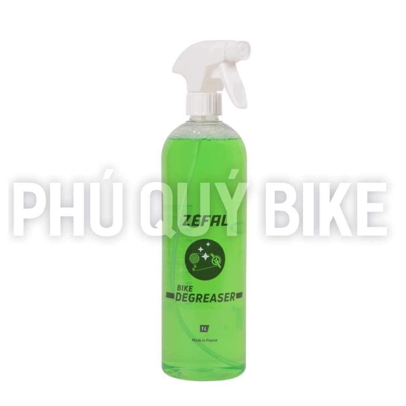 Chai Xịt Tẩy Rửa Dầu Nhớt Xe Đạp ZEFAL BIO DEGREASER 1000ml - Hàng Chính Hãng Pháp