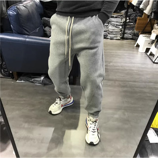 Quần Nỉ Jogger Trơn Phối Dây Sành Điệu, Quần Nỉ Bông Dày Dặn Ấm Áp Phong Cách Thể Thao Nam Nữ Trẻ Trung Cá Tính...