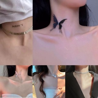 Vòng cổ, dây chuyền, choker đá, vòng tay đá, ngọc tra.i , bướ.m, xinh xắn cho nàng diện đầm xinh của shop ♥️