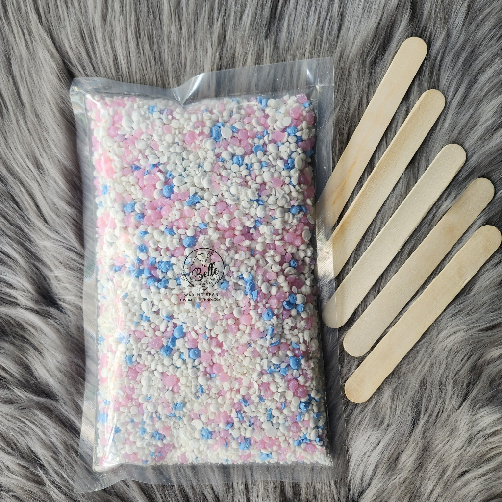 [ sale ] [ khuyến mãi ] Sáp wax lông vụn sáp vụng bám lông tốt nhổ sạch lông tơ giá rẻ mùi thơm tiện lợi waxing tại nhà