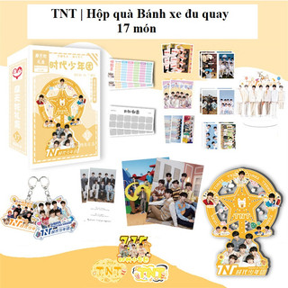 sẵn Hộp quà tặng TNT bánh xe đu quay / vòng bánh xe đu quay 17 món Đinh Trình Hâm Nghiêm Hạo Tường
