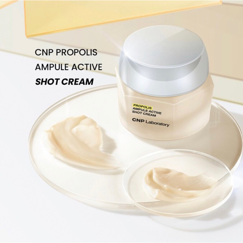 MẪU MỚI ĐỦ BILL] KEM DƯỠNG CHIẾT XUẤT KEO ONG CNP LANORATORY PROPOLIS AMPULE  ACTIVE SHOT CREAM 50ML | Shopee Việt Nam