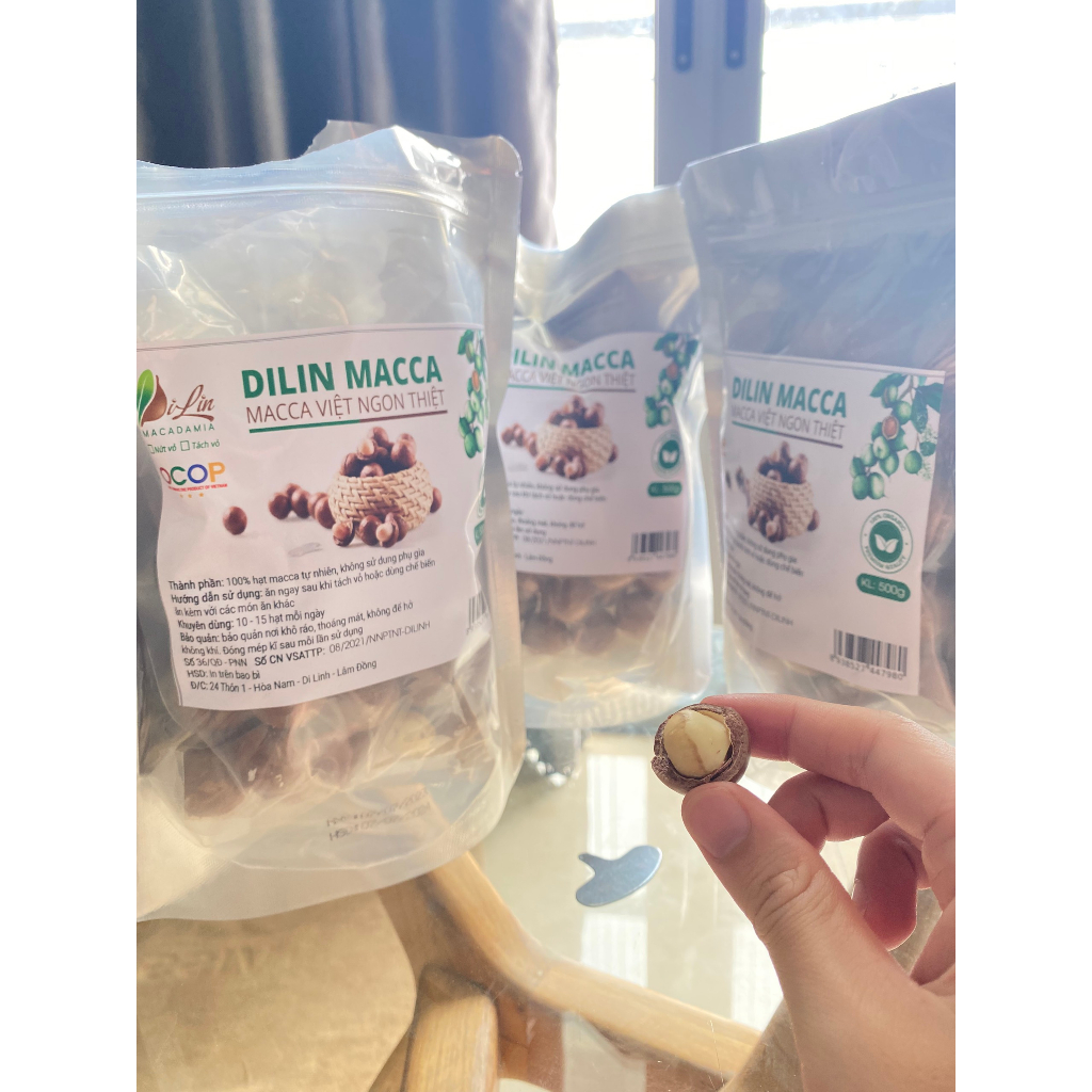 500G HẠT MACCA DILIN DINH DƯỠNG TỪ TÂY NGUYÊN | Shopee Việt Nam