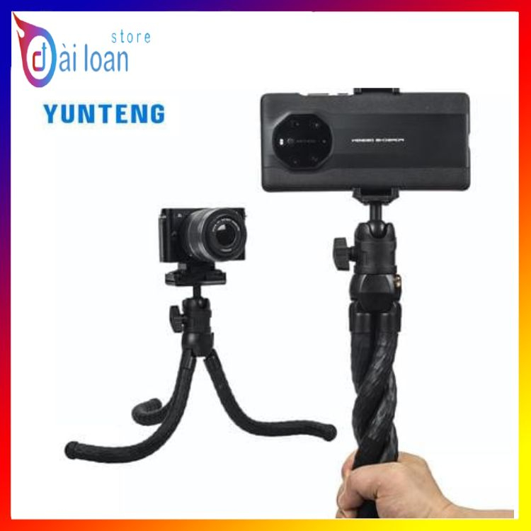 Tripod điện thoại máy ảnh dạng bạch tuộc Yunteng VCT 3286 dễ điều chỉnh và thích hợp ở mọi vị trí