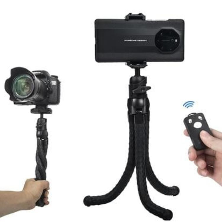Tripod Bạch Tuộc Yunteng 3286 - Chân Đế Điện Thoại & Máy Ảnh Uốn Dẻo Linh Hoạt, Remote Chụp Từ Xa
