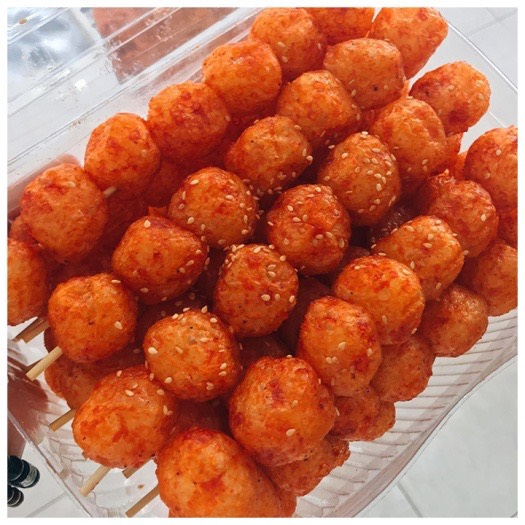 Bánh Pò Quẩy Xiên Vừng Hộp To, Đồ Ăn Vặt Tuổi Thơ, Ăn Vặt Cổng Trường