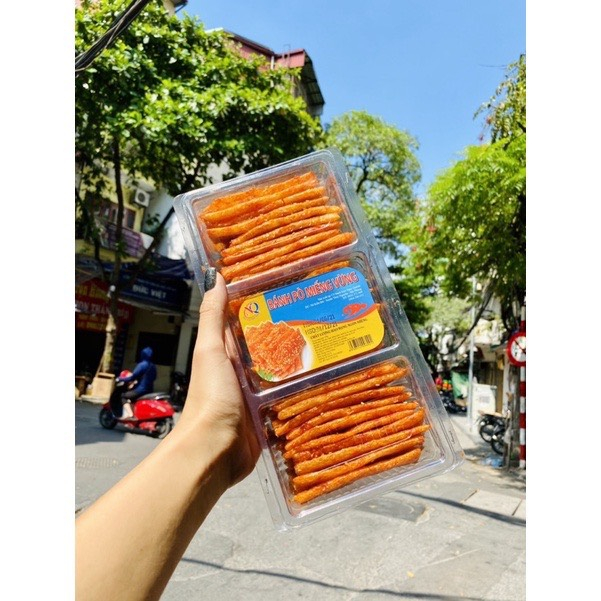 Bánh Pò Miếng Vừng, Hộp 3 Ngăn Siêu To, Đồ Ăn Vặt Hot Cổng Trường