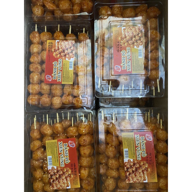 Bánh Pò Quẩy Xiên Vừng Hộp To, Đồ Ăn Vặt Tuổi Thơ, Ăn Vặt Cổng Trường