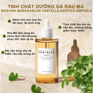 Serum Rau Má Skin1004 Madagascar Centella Asiatica Ampoule 30ml - 55ml - 100ml giảm mụn, phục hồi da