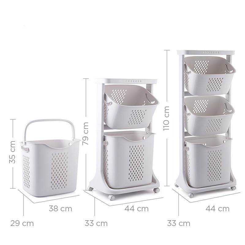 Kệ đựng đồ đa năng có bánh xe 5567, giỏ đựng đồ đa năng - Việt Nhật Plastic Official | BigBuy360 - bigbuy360.vn