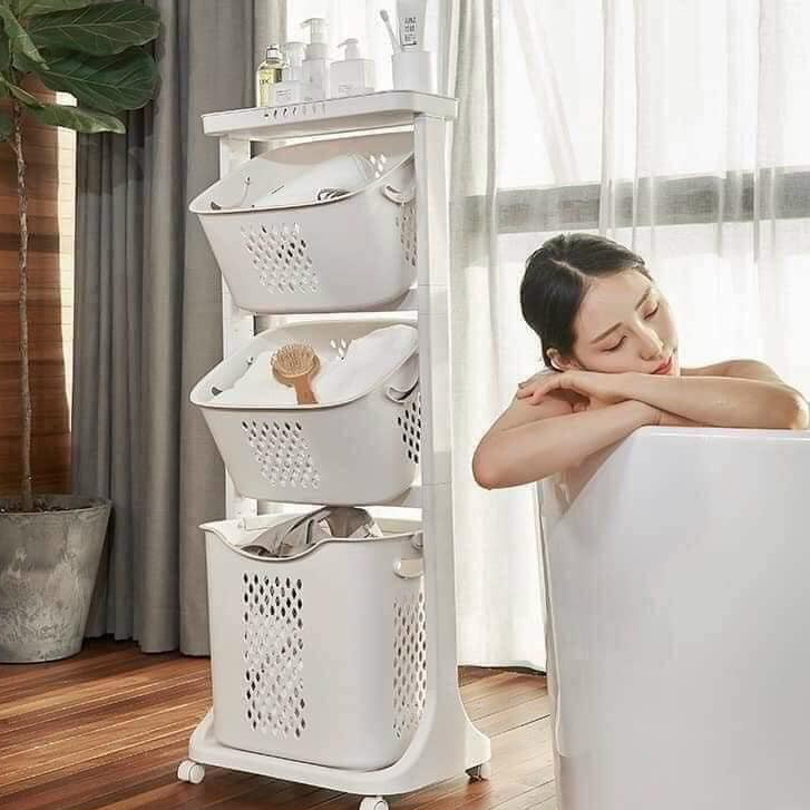Kệ đựng đồ đa năng có bánh xe 5567, giỏ đựng đồ đa năng - Việt Nhật Plastic Official | BigBuy360 - bigbuy360.vn