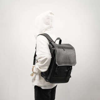 Balo CONMAS Brand - Balo da Pu nắp gập Unisex