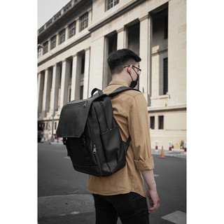 Balo CONMAS Brand - Balo da Pu nắp gập Unisex
