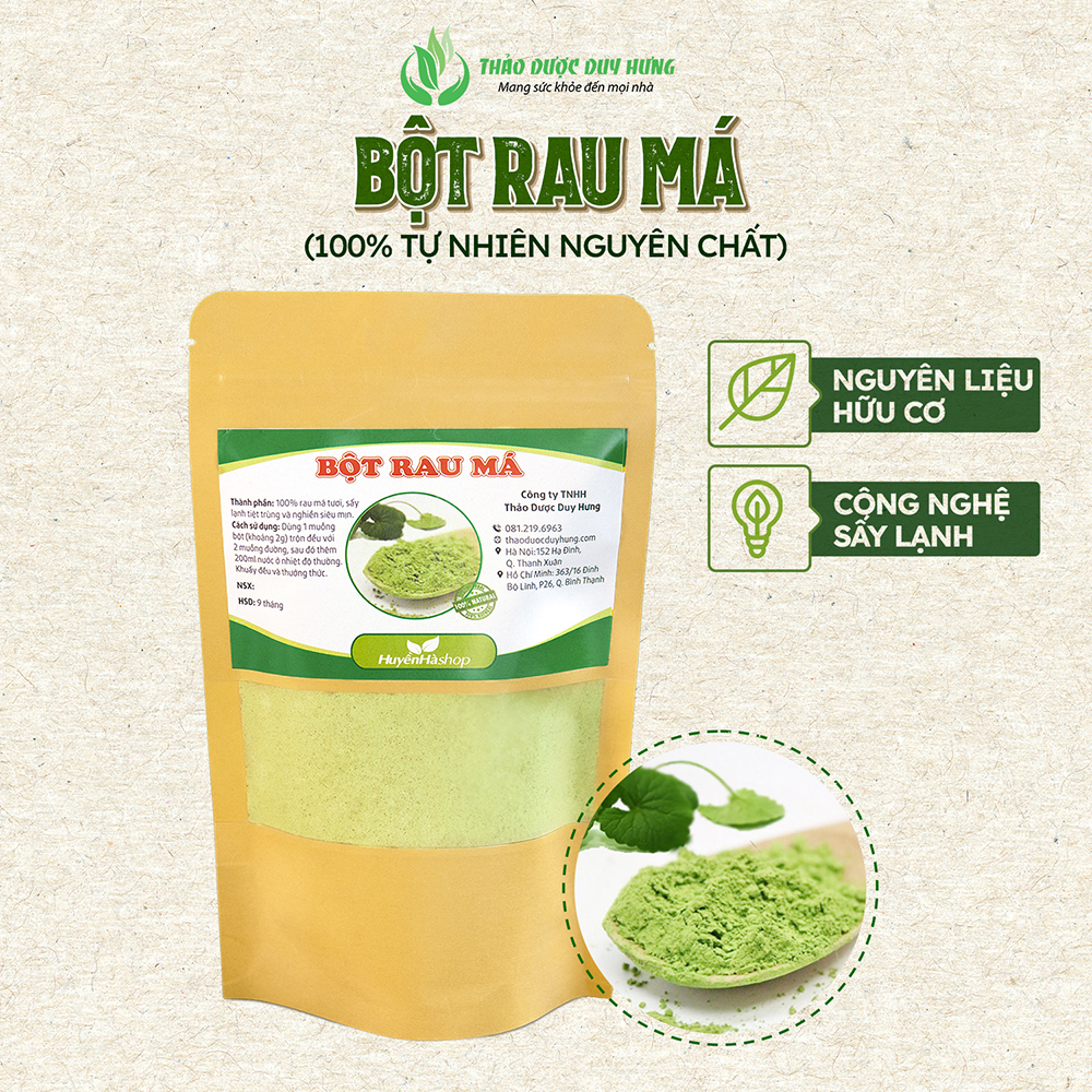 Bột Rau Má Sấy Lạnh Nguyên Chất 100% Organic - Bột Khô Mịn, Thơm Ngon ...