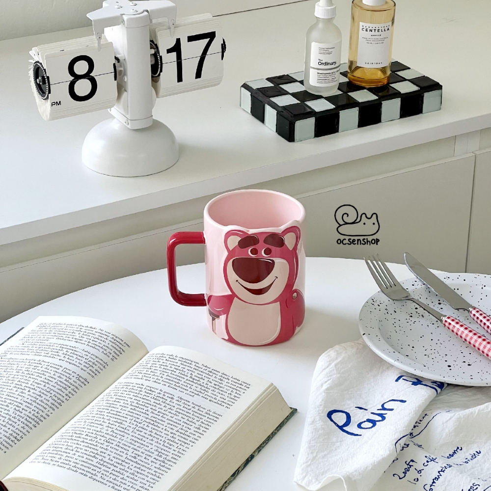 LY SỨ GẤU DÂU LOTSO LÀM QUÀ TẶNG DỄ THƯƠNG SINH NHẬT
