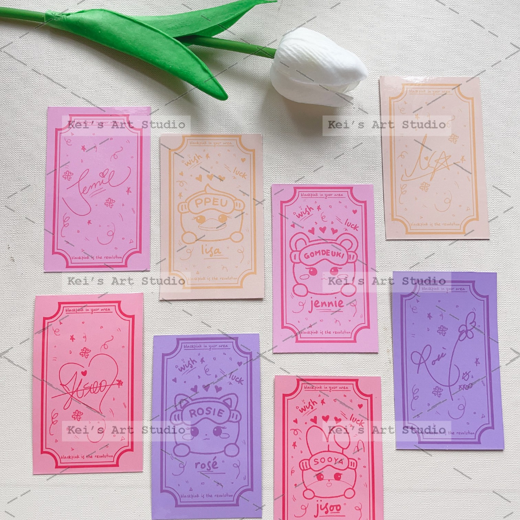 Hình ảnh thiết kế, sticker tấm, quà tặng kèm (photocard, card des, sticker, freebies) - mặc định có df sản xuất