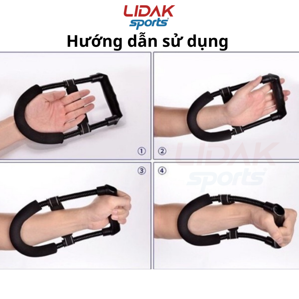 Ảnh Dụng cụ tập tay cho người tai biến , tập thể thao trợ lực phục hồi cổ tay , cơ bàn tay , khớp tay - LIDAK SPORT 4