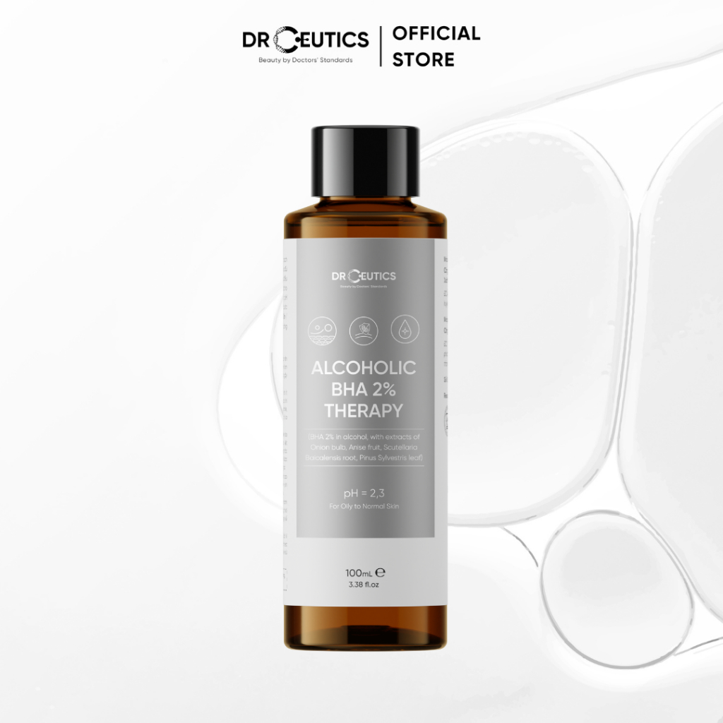 Ảnh DRCEUTICS Dung Dịch Làm Sạch Và Cân Bằng Da BHA 2% THERAPY ACOLHOLIC (Nền Cồn) 1