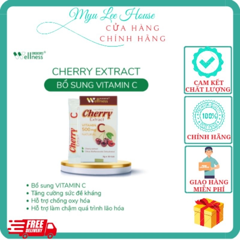 Vitamin C Cherry Extract - Hỗ trợ tăng cường sức khỏe, nâng cao sức đề ...