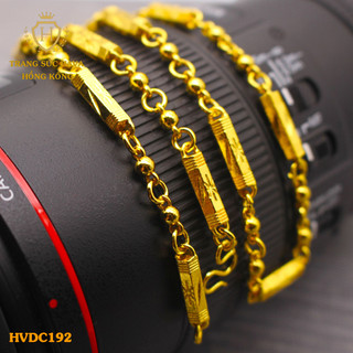 Dây Chuyền, Vòng Cổ Nam Xi Mạ Vàng Non Cao Cấp - Trang Sức Hava Hong Kong - HVDC191