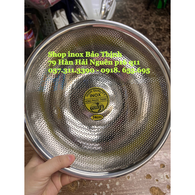 Rổ inox cao cấp Hong Phuoc Thanh (đủ size) | Shopee Việt Nam
