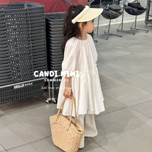 Váy Bé Gái Dáng Babydoll CANDI MIMI 2023 - Chất Liệu Thô Hàn Mềm Mát - Thấm Hút Mồ Hôi - Phong Cách Hàn Quốc