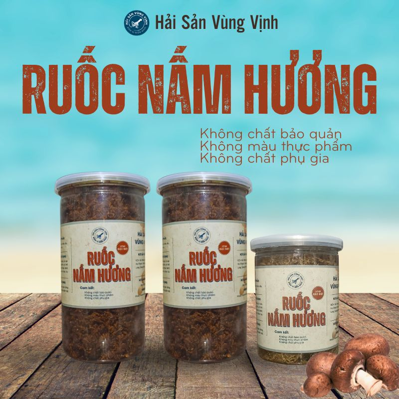 Ruốc Nấm Hương (Chà bông nấm) chay thơm ngon truyền thống 500g, 1kg ...