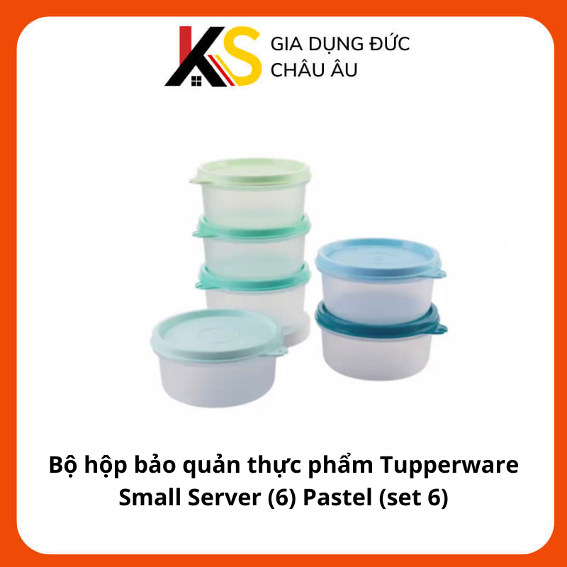 Bộ hộp bảo quản thực phẩm Tupperware Small Server (6) Pastel (set 6 ...