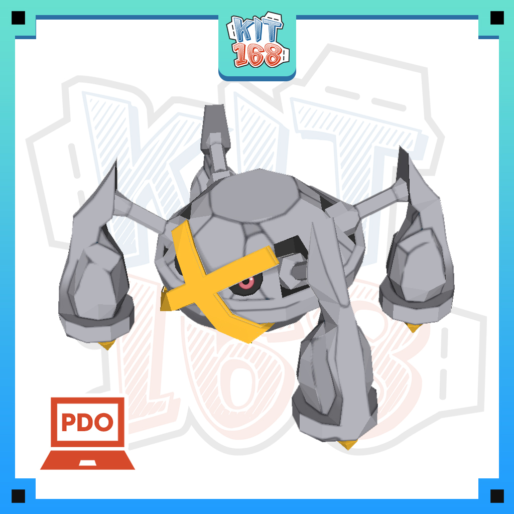 Mô hình giấy Anime Game Pokemon Metagross Shiny ver 2 | Shopee Việt Nam