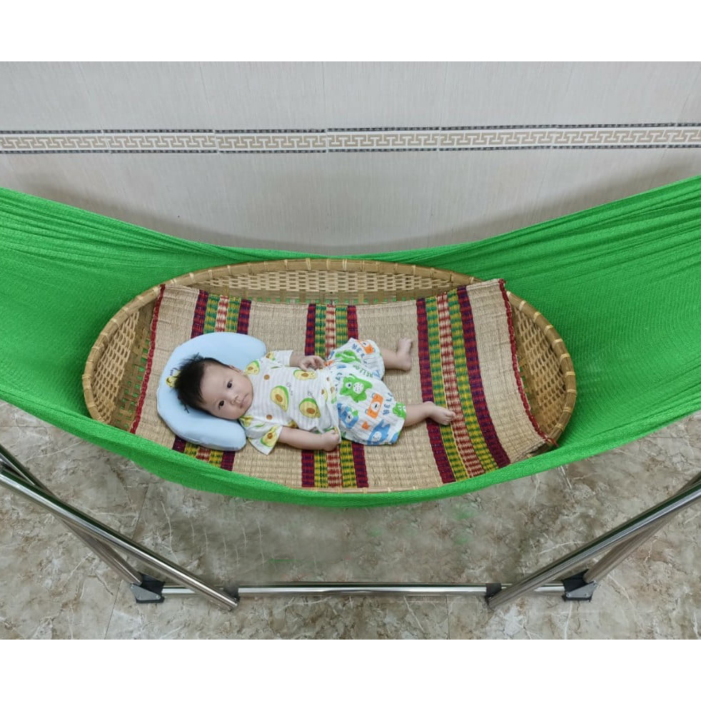 Nôi tre cho bé nằm võng khỏi cong lưng (Trẻ sơ sinh từ 0-24 tháng tuổi ...
