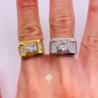 Men's Gold-Plated Ring by trangsucmoiluatuoi.RIN