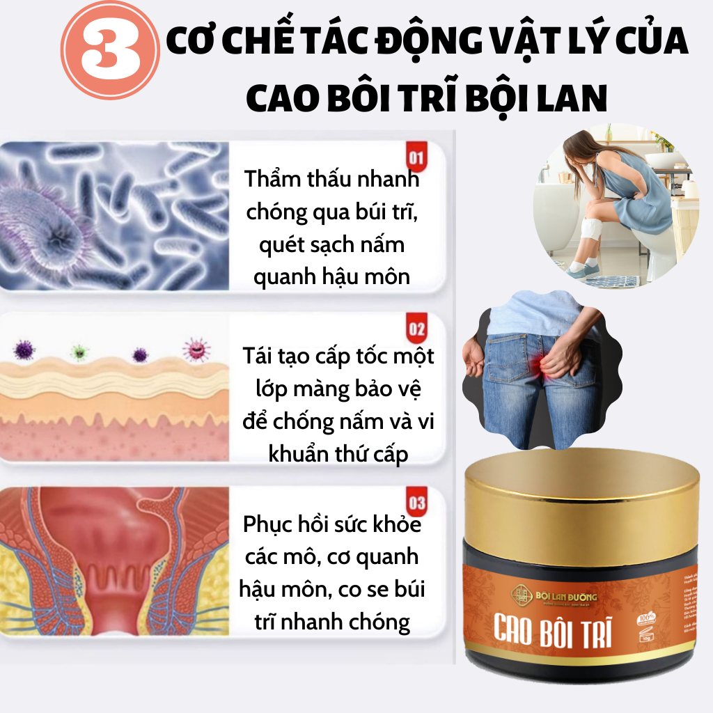 Kem bôi trĩ Calen Nature Farm giảm cơn đau trĩ, co se búi trĩ siêu nhanh hũ 10gram