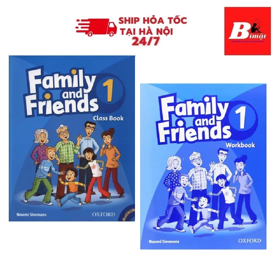 Sách- (Trọn bộ 2 cuốn) Family And Friends 1 (Class Book + WorkBook ...