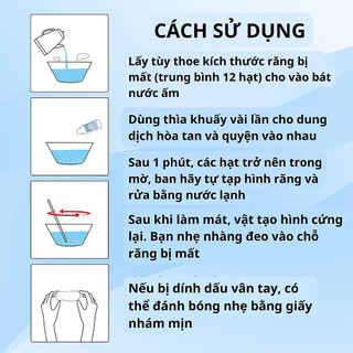 Dung dịch táI tạo răng dung dịch nha khoa cảI thiện răng mẻ sứt gãy