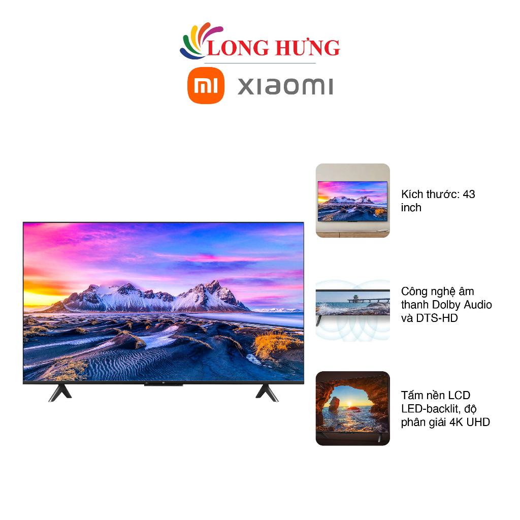 Tivi Xiaomi Mi TV P1 43 inch L43M6-6ARG - Hàng chính hãng | Shopee Việt Nam