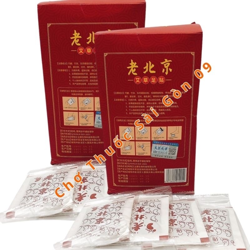 Miếng Dán Thải Đ.ộc Bàn Chân Ngải Cứu Nội Địa Trung- Món Quà Cho Sức Khỏe