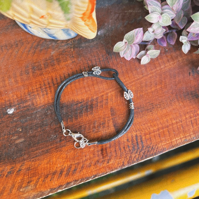 Vòng Hina - vòng tay - vòng cổ/ dây chuyền charm lá vintage