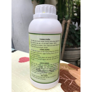 Tinh Dầu Sả Chanh Nguyên Chất 100% Phúc Lộc – Đuổi Muỗi, Khử Mùi, Xông Phòng Tự Nhiên