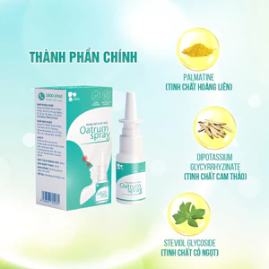 Dung Dịch Xịt Mũi Oatrum Spray dung tích 20ml