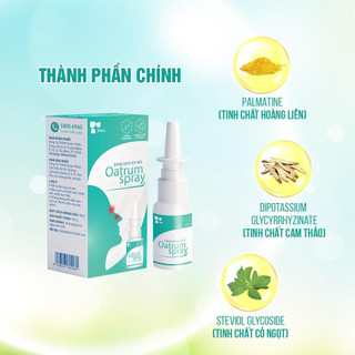 Dung Dịch Xịt Mũi Oatrum Spray dung tích 20ml