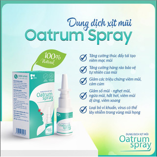 Dung Dịch Xịt Mũi Oatrum Spray dung tích 20ml