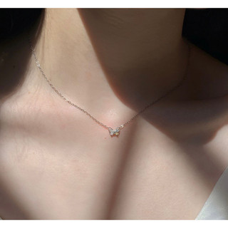 Dây chuyền nữ bạc ta LoPa dáng cánh tiên màu sắc nhẹ nhàng thanh mảnh