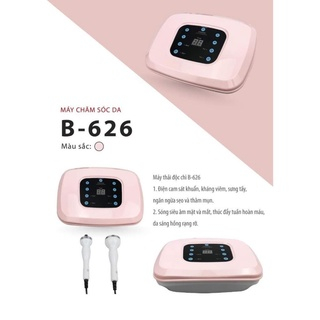 Máy Thải Chì, Máy Hút Chì B627, Máy Thải Chì Hồng B626 Giúp Da Sáng khoẻ, Rạng Rỡ, Bảo Hành 6 Tháng