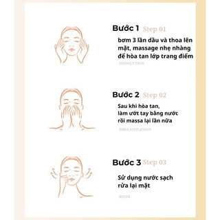 Dầu tẩy trang nước tẩy trang sạch sâu đánh bay mụn dưỡng ẩm giúp da trắng sáng
