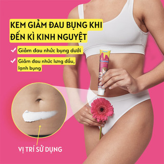 Kem giảm đau bụng đến kì kem giảm đau bụng dướI cho chị em nhanh chóng