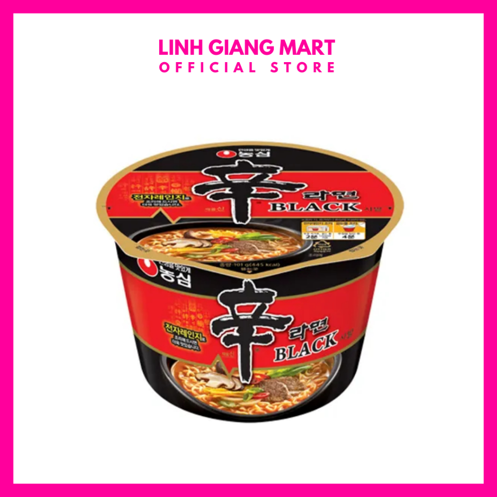 Nongshim Shin Ramyun Black - Mỳ Ăn Liền Shin Ramyun Đen Cay Hàn Quốc ...